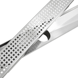 darrahopens Home & Garden > Bathroom Accessories 900mm Bathroom Shower Stainless Steel Grate Drain w/Centre outlet Floor Waste Square Pattern