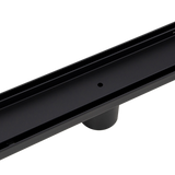 darrahopens Home & Garden > Bathroom Accessories 900mm Tile Insert Bathroom Shower Black Grate Drain w/Centre outlet Floor Waste