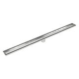 darrahopens Home & Garden > Bathroom Accessories 900mm Tile Insert Bathroom Shower Stainless Steel Grate Drain w/Centre outlet Floor Waste