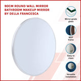 darrahopens Home & Garden > Bathroom Accessories 90cm Round Wall Mirror Bathroom Makeup Mirror by Della Francesca