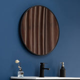 darrahopens Home & Garden > Bathroom Accessories 90cm Round Wall Mirror Bathroom Makeup Mirror by Della Francesca