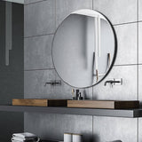 darrahopens Home & Garden > Bathroom Accessories 90cm Round Wall Mirror Bathroom Makeup Mirror by Della Francesca