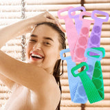 Darrahopens Home & Garden > Bathroom Accessories A+Living Silicone Exfoliating Back Scrub Strap for Body Shower Green 60cm