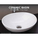 darrahopens Home & Garden > Bathroom Accessories Above Counter Bathroom Vanity Oval Ceramic Basin