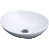 darrahopens Home & Garden > Bathroom Accessories Above Counter Bathroom Vanity Oval Ceramic Basin