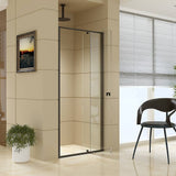 darrahopens Home & Garden > Bathroom Accessories Adjustable Semi Frameless Shower Screen (74~82) x 195cm Australian Safety Glass