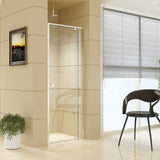 darrahopens Home & Garden > Bathroom Accessories Adjustable Semi Frameless Shower Screen (74~82) x 195cm Australian Safety Glass