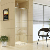 darrahopens Home & Garden > Bathroom Accessories Adjustable Semi Frameless Shower Screen (82~90) x 195cm Australian Safety Glass