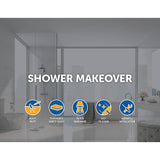 darrahopens Home & Garden > Bathroom Accessories Adjustable Semi Frameless Shower Screen (98~106) x 195cm Australian Safety Glass