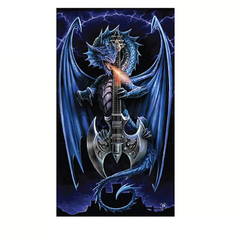 Darrahopens Home & Garden > Bathroom Accessories Anne Stokes Power Chord Beach Towel