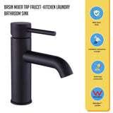 darrahopens Home & Garden > Bathroom Accessories Basin Mixer Tap Faucet -Kitchen Laundry Bathroom Sink