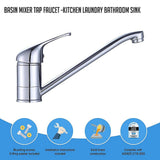 darrahopens Home & Garden > Bathroom Accessories Basin Mixer Tap Faucet -Kitchen Laundry Bathroom Sink