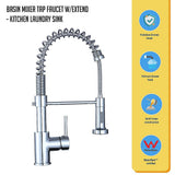 darrahopens Home & Garden > Bathroom Accessories Basin Mixer Tap Faucet w/Extend -Kitchen Laundry Sink