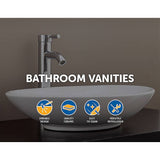 darrahopens Home & Garden > Bathroom Accessories Bathroom Ceramic Oval Above Countertop Basin for Vanity