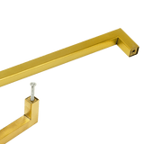 darrahopens Home & Garden > Bathroom Accessories Brushed Brass Drawer Pulls Kitchen Cabinet Handles - Gold Finish 192mm