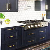 darrahopens Home & Garden > Bathroom Accessories Brushed Brass Drawer Pulls Kitchen Cabinet Handles - Gold Finish 192mm