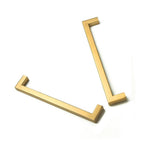 darrahopens Home & Garden > Bathroom Accessories Brushed Brass Drawer Pulls Kitchen Cabinet Handles - Gold Finish 192mm