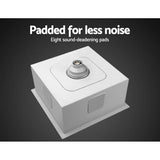 darrahopens Home & Garden > Bathroom Accessories Cefito 36cm x 36cm Stainless Steel Kitchen Sink Under/Top/Flush Mount Silver