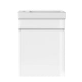 darrahopens Home & Garden > Bathroom Accessories Cefito 400mm Bathroom Vanity Basin Cabinet Sink Storage Wall Hung Ceramic Basins Wall Mounted White