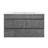 darrahopens Home & Garden > Bathroom Accessories Cefito 900mm Bathroom Vanity Cabinet Basin Unit Sink Storage Wall Mounted Cement