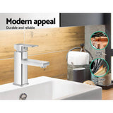 darrahopens Home & Garden > Bathroom Accessories Cefito Basin Mixer Tap Faucet Bathroom Vanity Counter Top WELS Standard Brass Silver