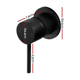 Darrahopens Home & Garden > Bathroom Accessories Cefito Bathroom Mixer Shower Wall Tap Faucet Basin Sink Bathtub Brass Black