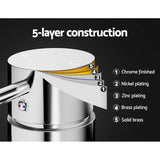 Darrahopens Home & Garden > Bathroom Accessories Cefito Bathroom Mixer Shower Wall Tap Faucet Basin Sink Bathtub Brass Chrome