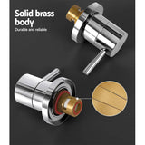 Darrahopens Home & Garden > Bathroom Accessories Cefito Bathroom Tap Shower Twin Tap Faucet Basin Sink Bath Swivel Chrome