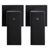 darrahopens Home & Garden > Bathroom Accessories Cefito Bathroom Taps Faucet Rain Shower Head Set Hot And Cold Diverter DIY Black