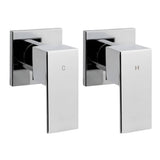 darrahopens Home & Garden > Bathroom Accessories Cefito Bathroom Taps Faucet Rain Shower Head Set Hot And Cold Diverter DIY Chrome