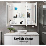 darrahopens Home & Garden > Bathroom Accessories Cefito Bathroom Vanity Mirror with Storage Cabinet - White