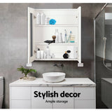 darrahopens Home & Garden > Bathroom Accessories Cefito Bathroom Vanity Mirror with Storage Cabinet - White