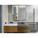 darrahopens Home & Garden > Bathroom Accessories Cefito Bathroom Vanity Mirror with Storage Cabinet - White