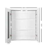 darrahopens Home & Garden > Bathroom Accessories Cefito Bathroom Vanity Mirror with Storage Cabinet - White