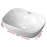 darrahopens Home & Garden > Bathroom Accessories Cefito Ceramic Bathroom Basin Sink Vanity Above Counter Basins White Hand Wash