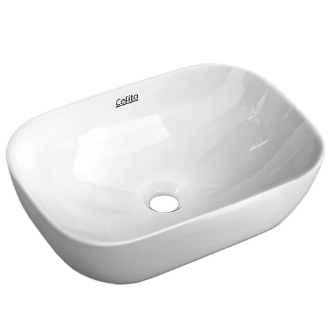 darrahopens Home & Garden > Bathroom Accessories Cefito Ceramic Bathroom Basin Sink Vanity Above Counter Basins White Hand Wash