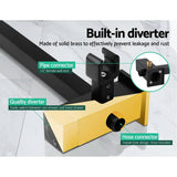 darrahopens Home & Garden > Bathroom Accessories Cefito WELS 8'' Rain Shower Head Mixer Square Handheld High Pressure Wall Black