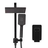 darrahopens Home & Garden > Bathroom Accessories Cefito WELS 8'' Rain Shower Head Mixer Square Handheld High Pressure Wall Black