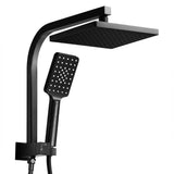 darrahopens Home & Garden > Bathroom Accessories Cefito WELS 8'' Rain Shower Head Set Square Handheld High Pressure Wall Black
