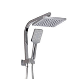 darrahopens Home & Garden > Bathroom Accessories Cefito WELS 8'' Rain Shower Head Set Square Handheld High Pressure Wall Chrome