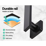 darrahopens Home & Garden > Bathroom Accessories Cefito WElS 8'' Rain Shower Head Set Square High Pressure Wall Arm DIY Black