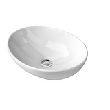 Darrahopens Home & Garden > Bathroom Accessories Ceramic Bathroom Basin Vanity Sink Oval Above Counter Top Mount Bowl