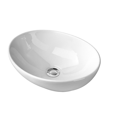 Darrahopens Home & Garden > Bathroom Accessories Ceramic Bathroom Basin Vanity Sink Oval Above Counter Top Mount Bowl