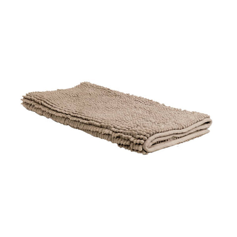 Darrahopens Home & Garden > Bathroom Accessories Chenille Toggle Bath Mat 50 x 80cm Taupe