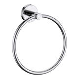 darrahopens Home & Garden > Bathroom Accessories Classic Chrome Towel Bar Rail Ring Bathroom