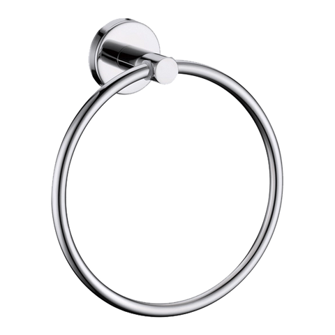 darrahopens Home & Garden > Bathroom Accessories Classic Chrome Towel Bar Rail Ring Bathroom