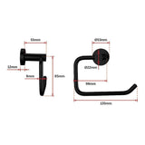 darrahopens Home & Garden > Bathroom Accessories Classic Toilet Paper Holder Matte Black Finish