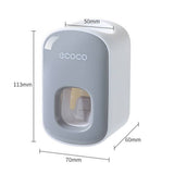 Darrahopens Home & Garden > Bathroom Accessories Ecoco Wall mount auto ands Free Toothpaste Dispenser Automatic Toothpaste Squeezer Bathroom Toothpaste Holder