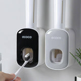 Darrahopens Home & Garden > Bathroom Accessories Ecoco Wall mount auto ands Free Toothpaste Dispenser Automatic Toothpaste Squeezer Bathroom Toothpaste Holder
