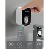 Darrahopens Home & Garden > Bathroom Accessories Ecoco Wall mount auto ands Free Toothpaste Dispenser Automatic Toothpaste Squeezer Bathroom Toothpaste Holder